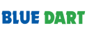Blue Dart courier and logistics partner logo for domestic and express delivery services